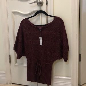 Burgundy Knit Sweater